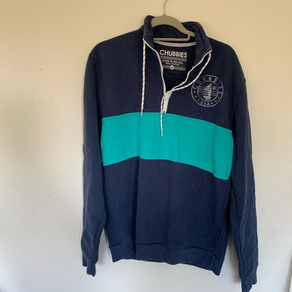 Chubbies sweatshirt quarter zip
